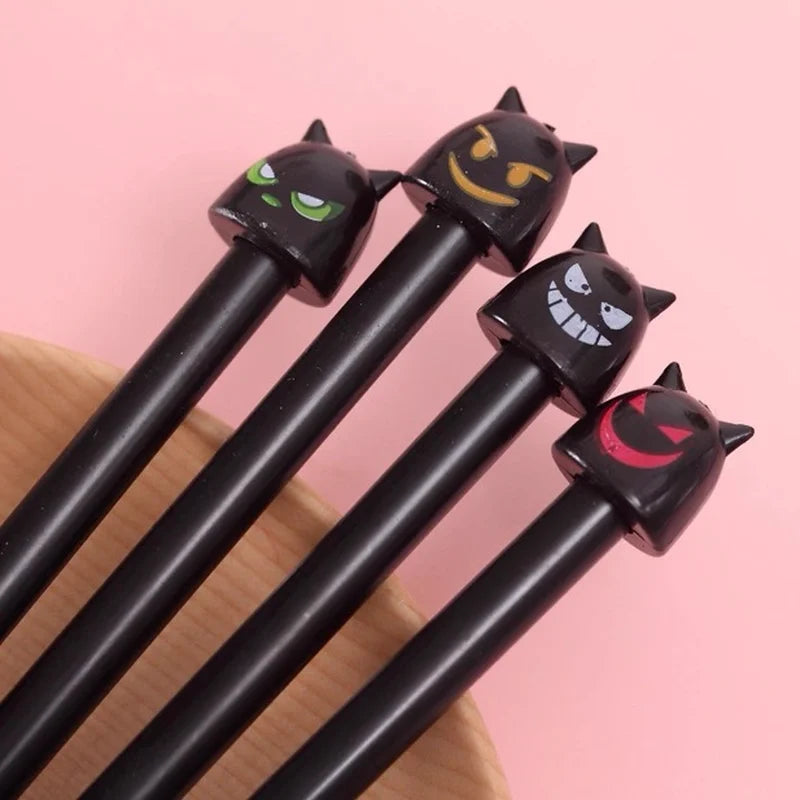 Gel Pen Set for Kids Halloween Devil Ghost Signature Writing Supplies 0.38mm