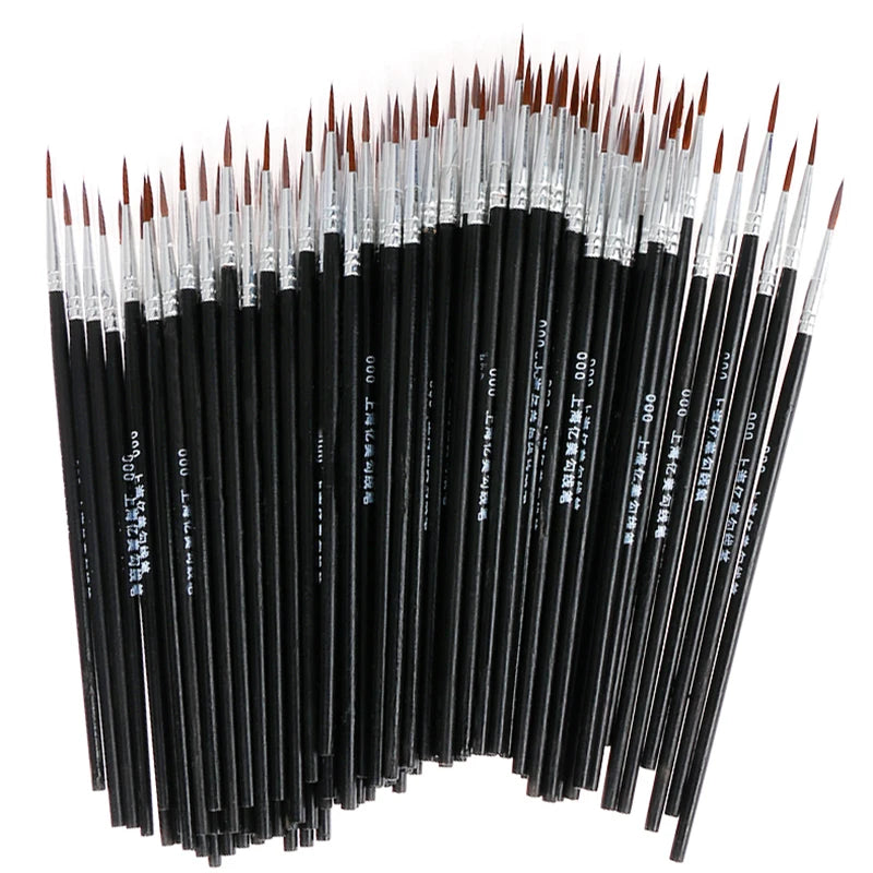 20Pcs Nail Art Brushes Set Fine Detail Drawing Pen for Acrylic & Hand Painted Nails
