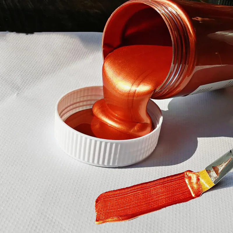 100ml Waterproof Metallic Color Pigment for Acrylic Paint, DIY Crafts, Textile & Graffiti