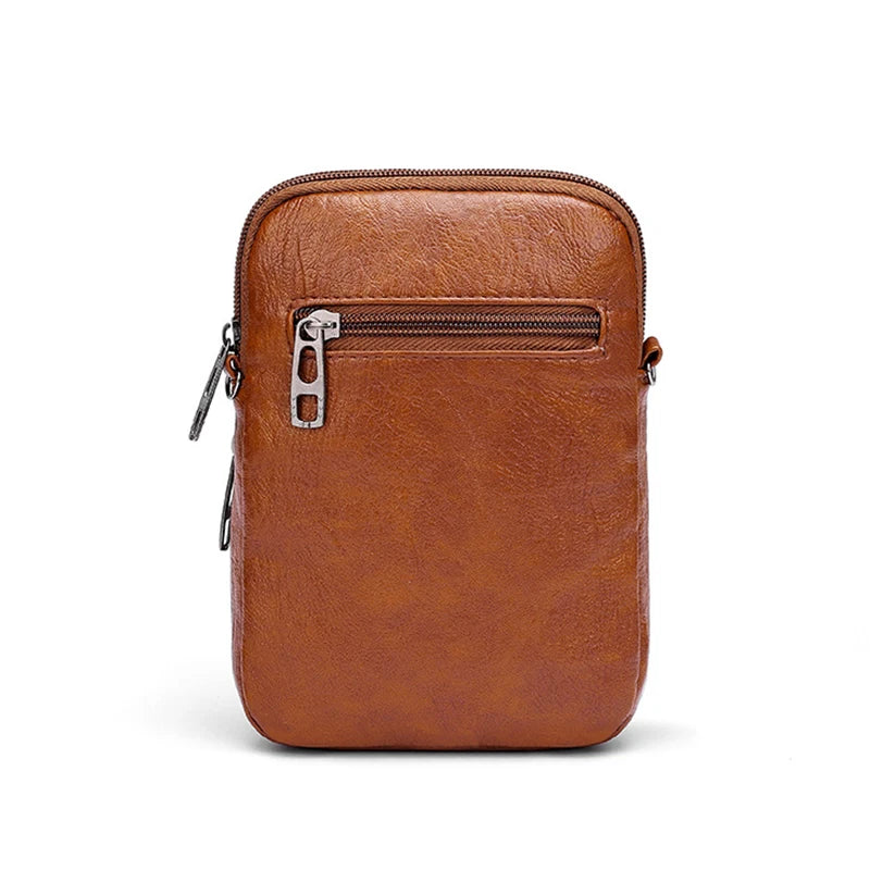 Multi-Functional Small Shoulder Bag for Women Crossbody Purse with Leather Finish