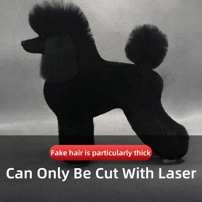 Fake Pet Hair for Dog Practice - Standard Poodle Whole Body Hair Simulation