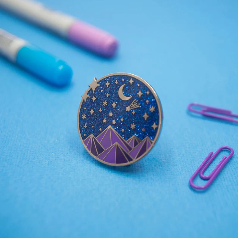 Night Court Enamel Pin Brooch - Sarah J Maas ACOTAR Literature Gift
