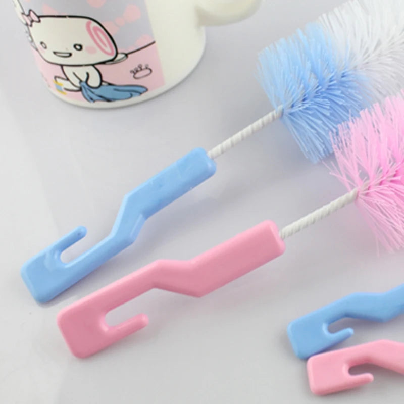 Baby Bottle Cleaner Sponge & Pacifier Brush Set - 2 Pieces