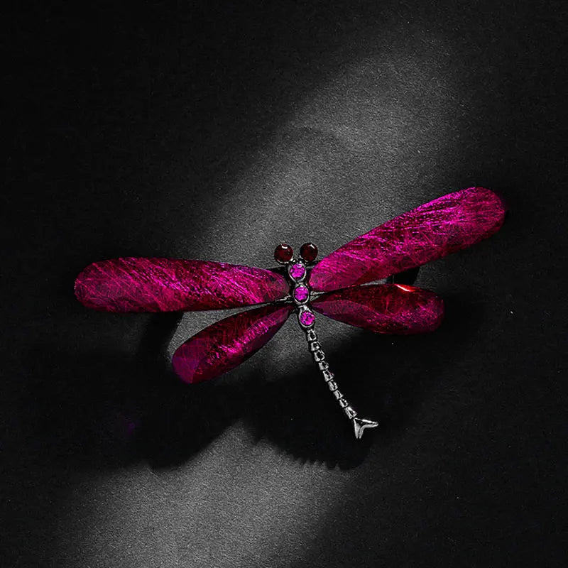Vintage Dragonfly Brooch Pin for Women Insect Animal Jewelry