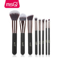 Makeup Brush Set 7 or 15 Pieces - Powder, Foundation, Eyeshadow Tools, Natural & Synthetic Hair