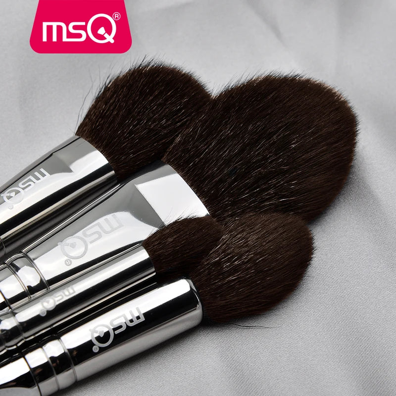 Professional Makeup Brush Set 11pcs - Eyeshadow, Lip, Foundation, Goat & Horse Hair