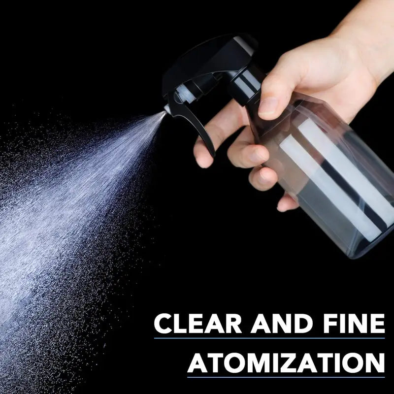 Reusable 10oz Plastic Spray Bottles Set for Gardening Cleaning and Hair Care