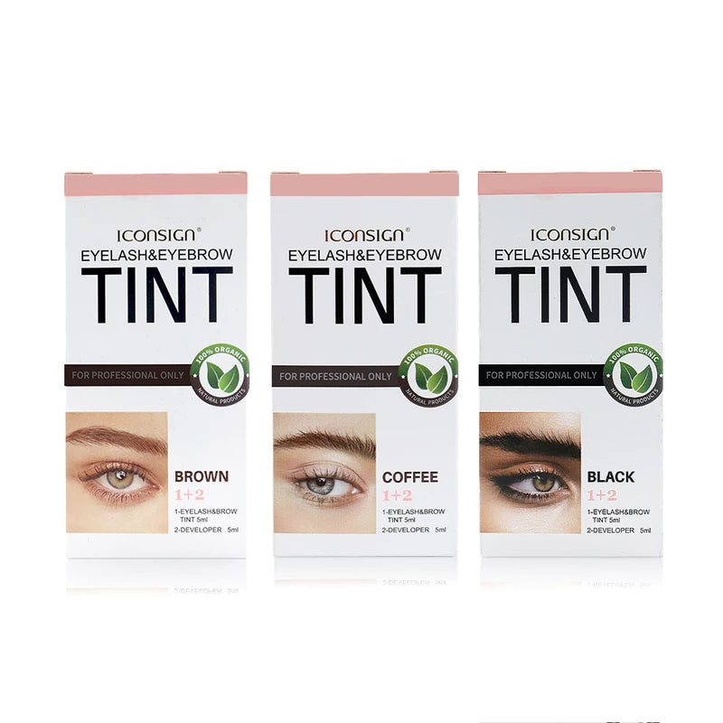 Eyebrow and Eyelash Tint Kit - Long-Lasting Brow & Lash Dye Set