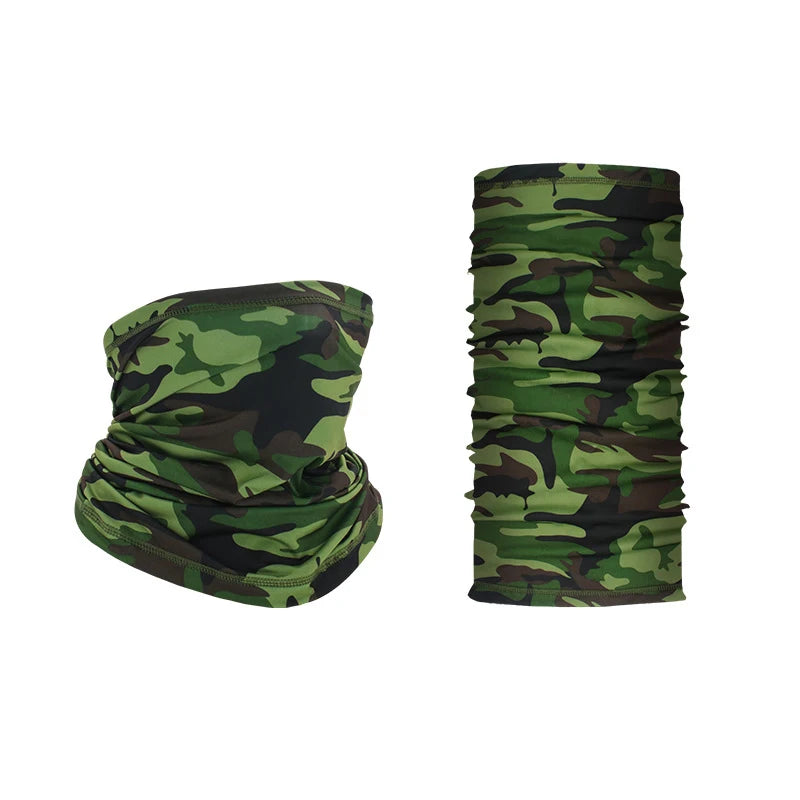 Unisex Outdoor Sun Protection Neck Gaiter Face Mask Headwear Adjustable