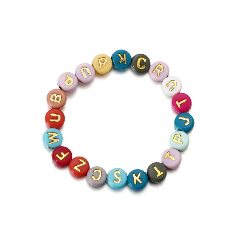 Multicolor Acrylic Letter Bead Set for Jewelry Making - DIY Spacer Loose Beads 2mm-5mm