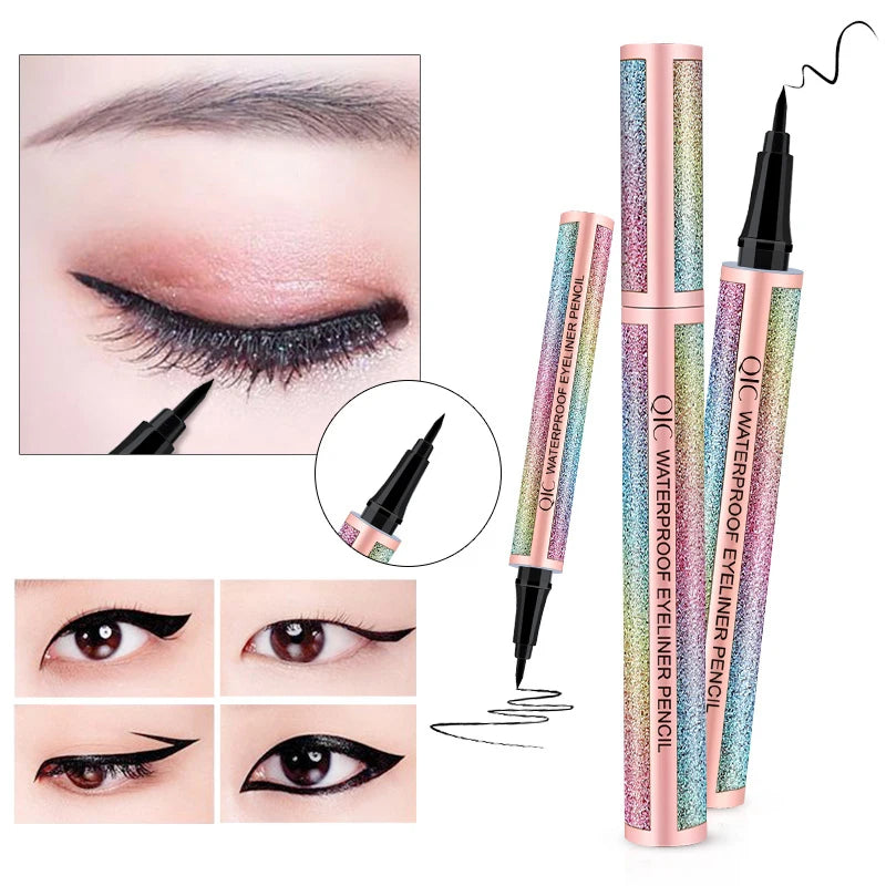 Waterproof Long-Lasting Black Eyeliner Pencil for Women - Smudge Proof Makeup