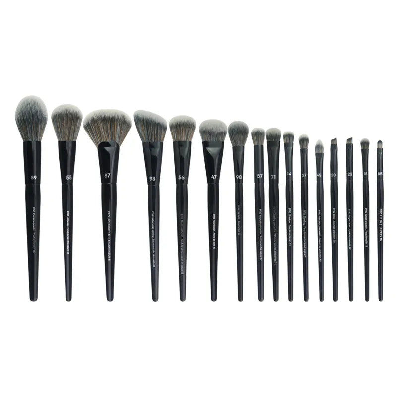 Makeup Brush Set for Face and Eye Contouring - Ultra Soft Tapered Blender, Highlight, Brow & Eye Shadow Tools