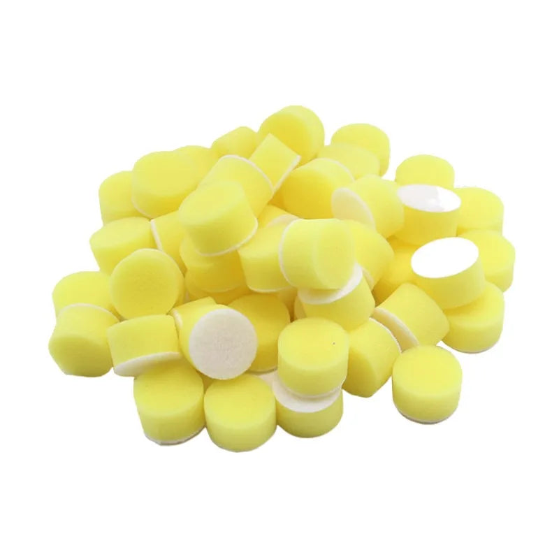 25mm 50Pcs Car Polishing & Buffing Sponge Pads Set - Waxing Buffer Tools