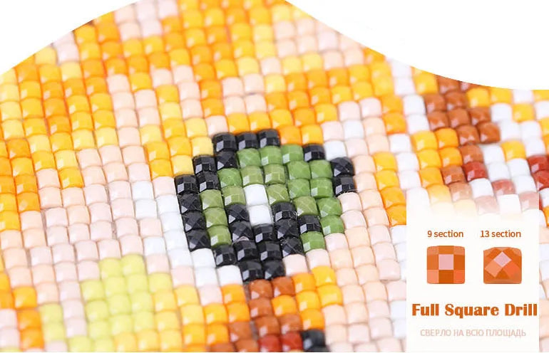 DIY Custom Pet Photo Diamond Painting Kit Full Square & Round Mosaic Embroidery