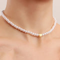 Elegant Big Pearl Necklace for Women Wedding Jewelry Choker 2021 Trend
