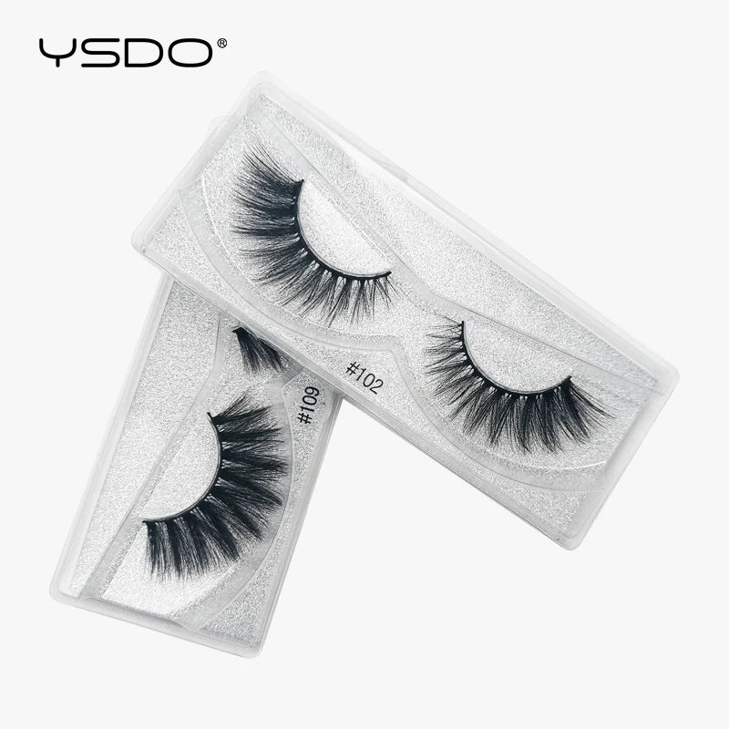 False Eyelashes Bulk Pack - Fluffy 3D Mink Style in Various Colors