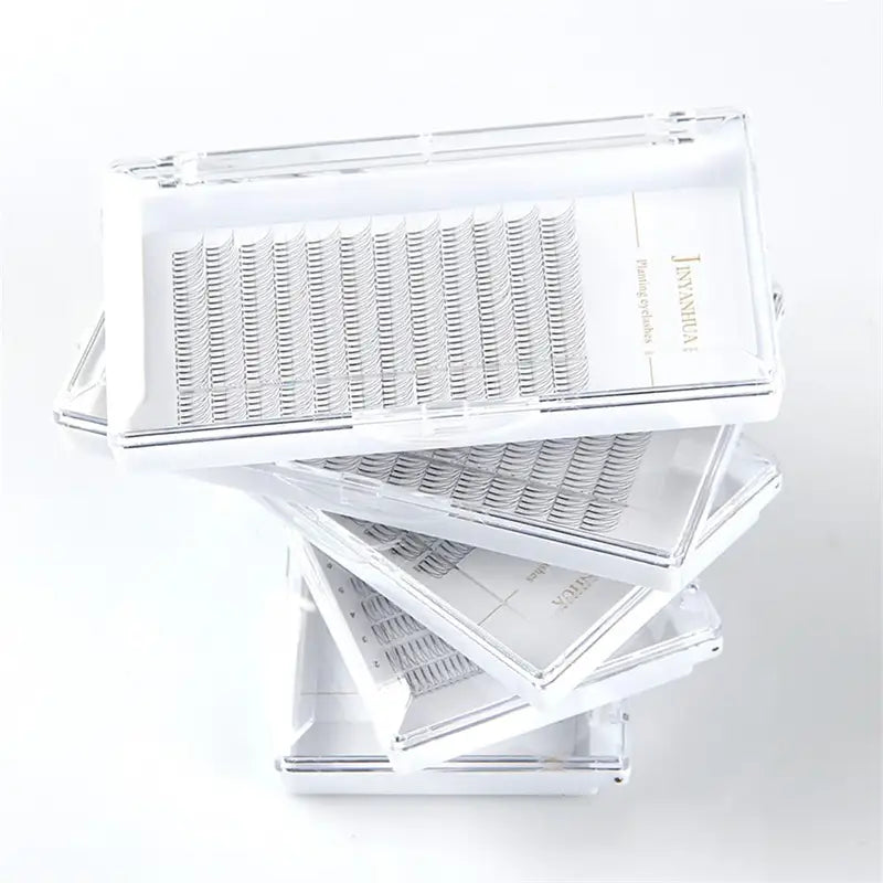 3 Pairs False Eyelash Extension Fans - Soft, Natural, Handmade Makeup Lashes