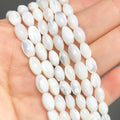 Mother of Pearl Mop Shell Beads Rice Shape Spacer Beads for Jewelry Making