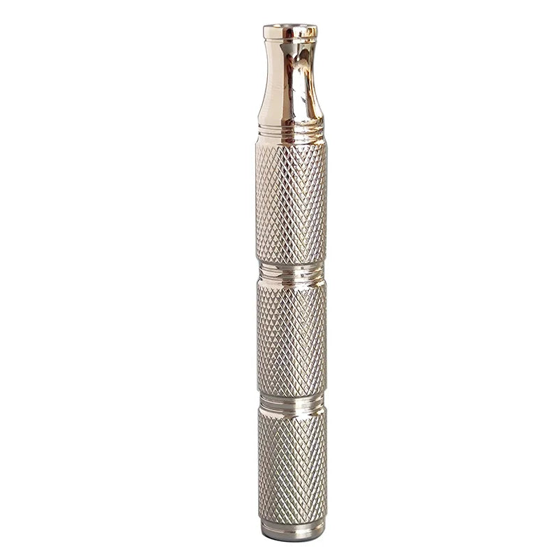316L Stainless Steel Safety Razor Handle - Knurl Grip, Durable Shaving Accessory