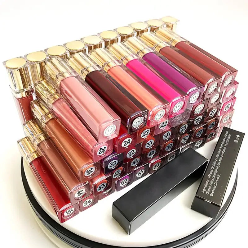 Wholesale Moisturizing Lip Gloss with Glitter - Custom Liquid Lipstick Bulk