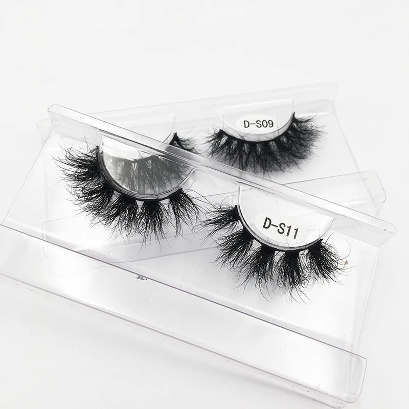 Wholesale Mink Eyelashes 10-50 Pairs Bulk Volume Fluffy Natural False Lashes