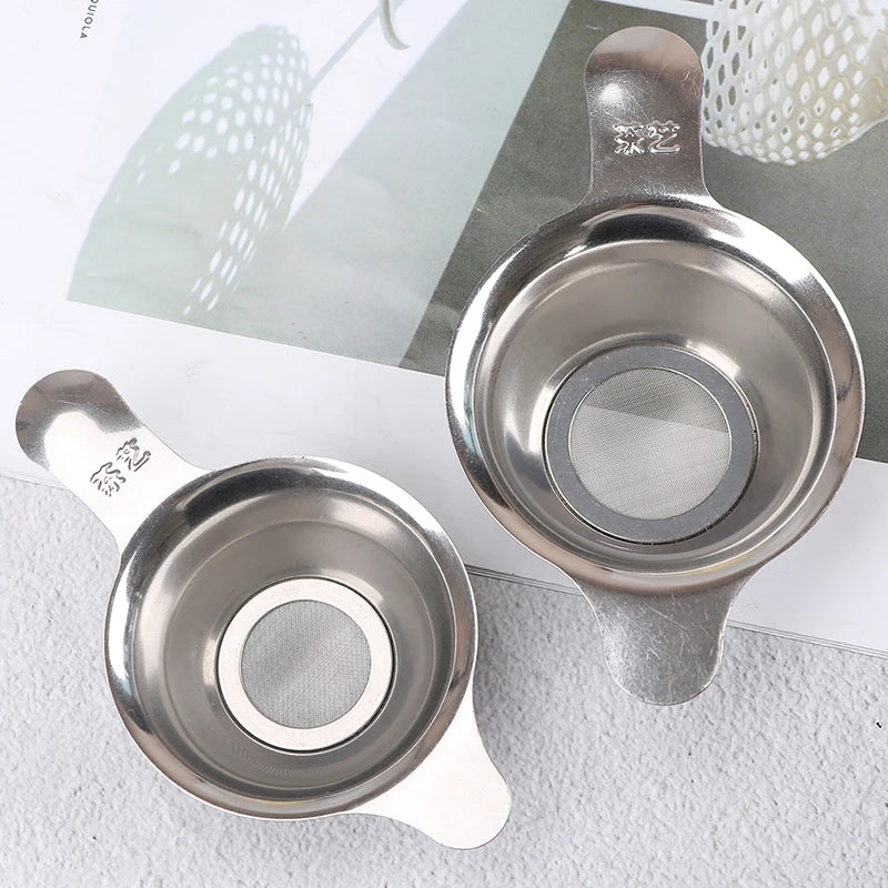 Stainless Steel Tea Strainer Filter Sieve for Leaf Tea & Spices - 2 Sizes