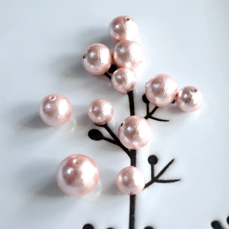 Wholesale Japanese Cotton Pearl Beads for Jewelry Making - 6-20mm Variants