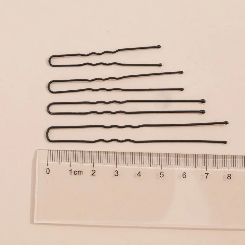 Hair Pins Grips Set - Waved Metal Hair Clips for Styling & Support