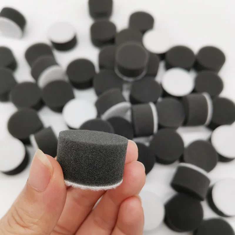 25mm 50Pcs Car Polishing & Buffing Sponge Pads Set - Waxing Buffer Tools