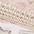 Natural Shell Pearl Beads for Jewelry Making - 2mm to 14mm, 15 Inch Strands
