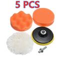 Car Polishing Sponge Buffer Kit - Foam Pads for Auto Wax & Scratch Removal