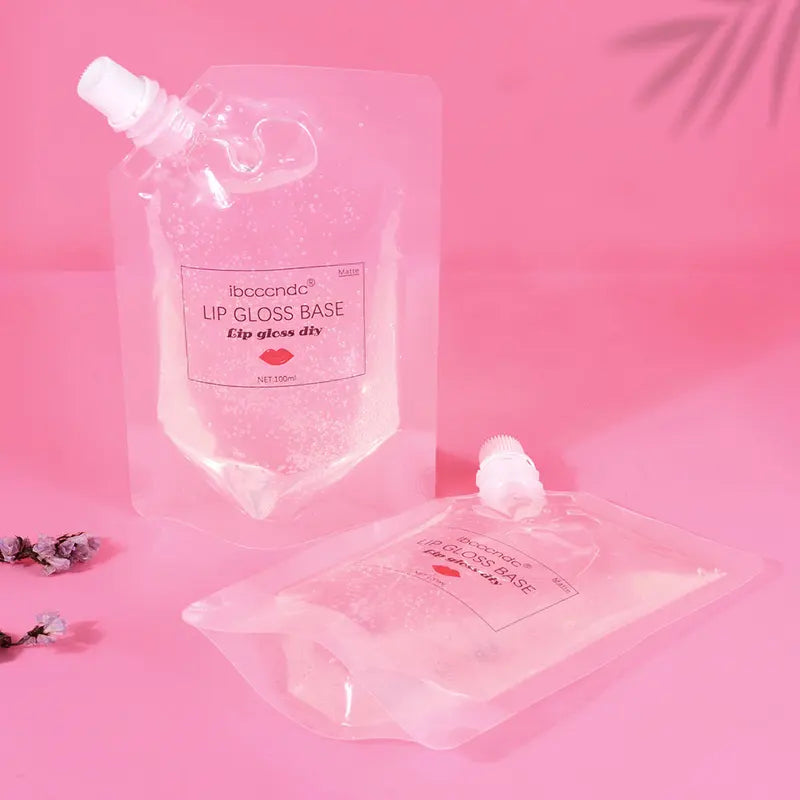 1000ml DIY Clear Lip Gloss Base Oil Non-Stick Moisturizing Lipstick Gel for Handmade Lip Makeup