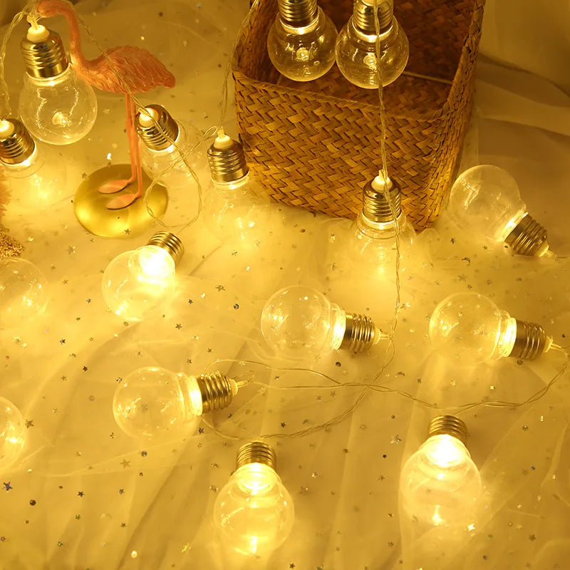 Outdoor Waterproof LED Fairy String Lights Battery or USB Powered for Garden & Party Decor
