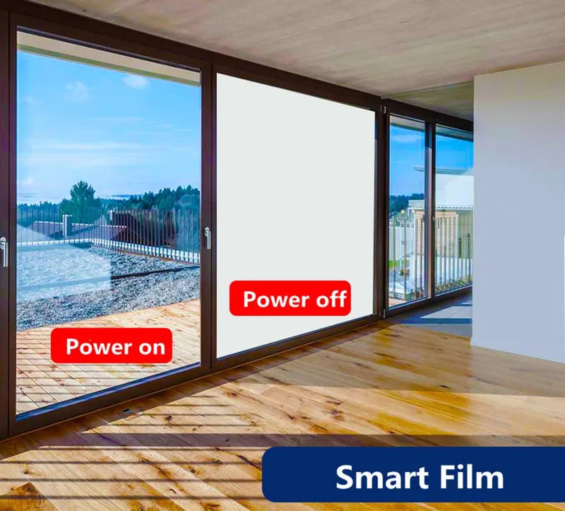 Switchable Smart Film for Windows and Doors - White, Black, Gray PDLC Privacy Film