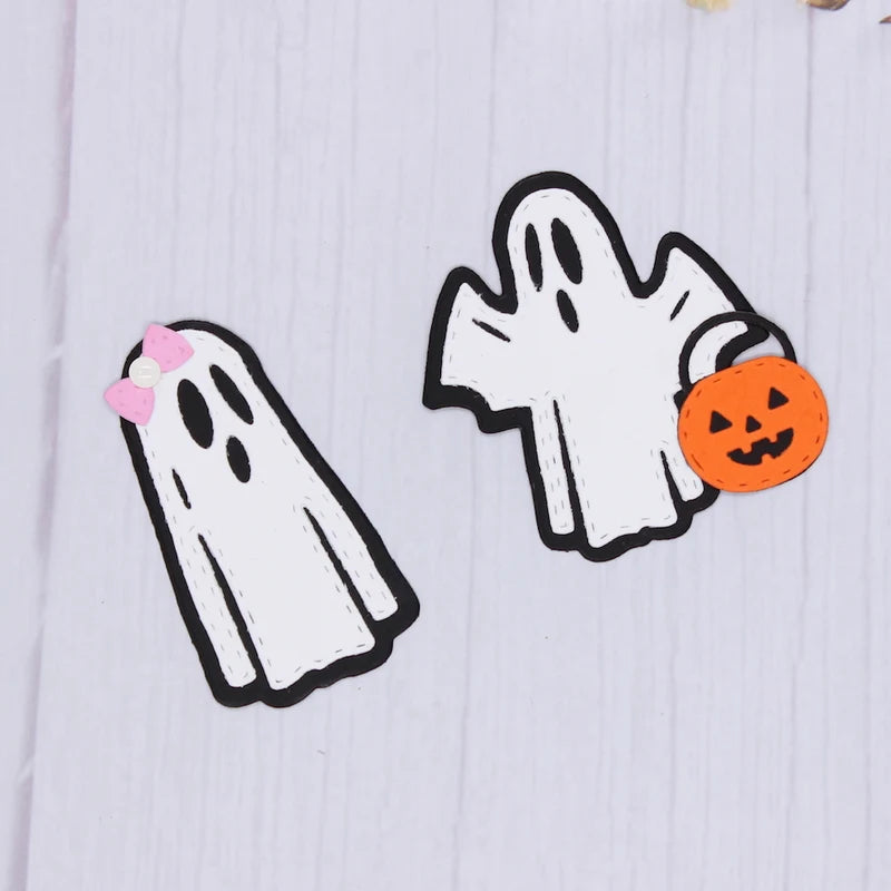 Halloween Ghosts Metal Cutting Dies & Stencils for Scrapbooking & Card Making