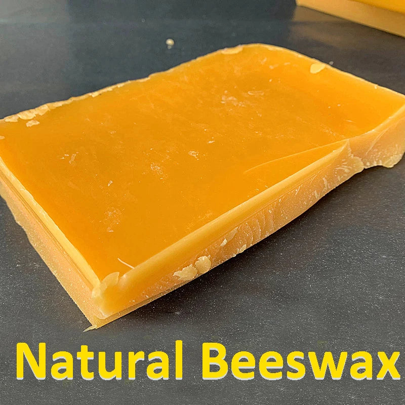Food Grade Beeswax Block for DIY Lip Balm Soap Furniture Wax 100g-1kg