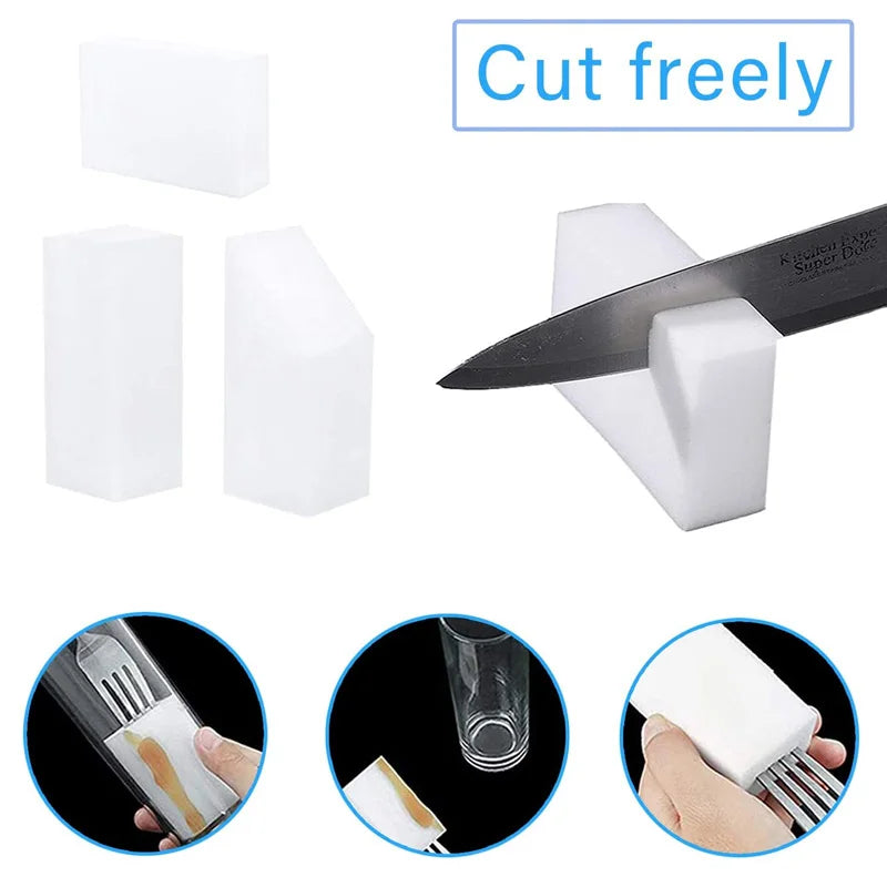 Melamine Sponge Magic Eraser Cleaning Sponges for Household & Kitchen - 5/10/20/50/100pcs