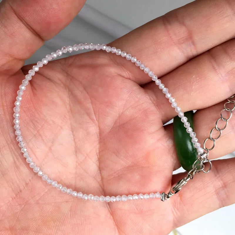 Natural Stone Beaded Bracelet with Rose Quartz and Amethysts for Men and Women - Gift Jewelry