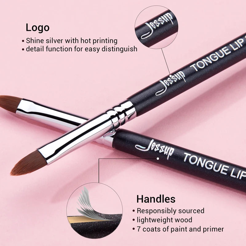 Cat Tongue Shape Lip Brush - Synthetic Hair Makeup Applicator