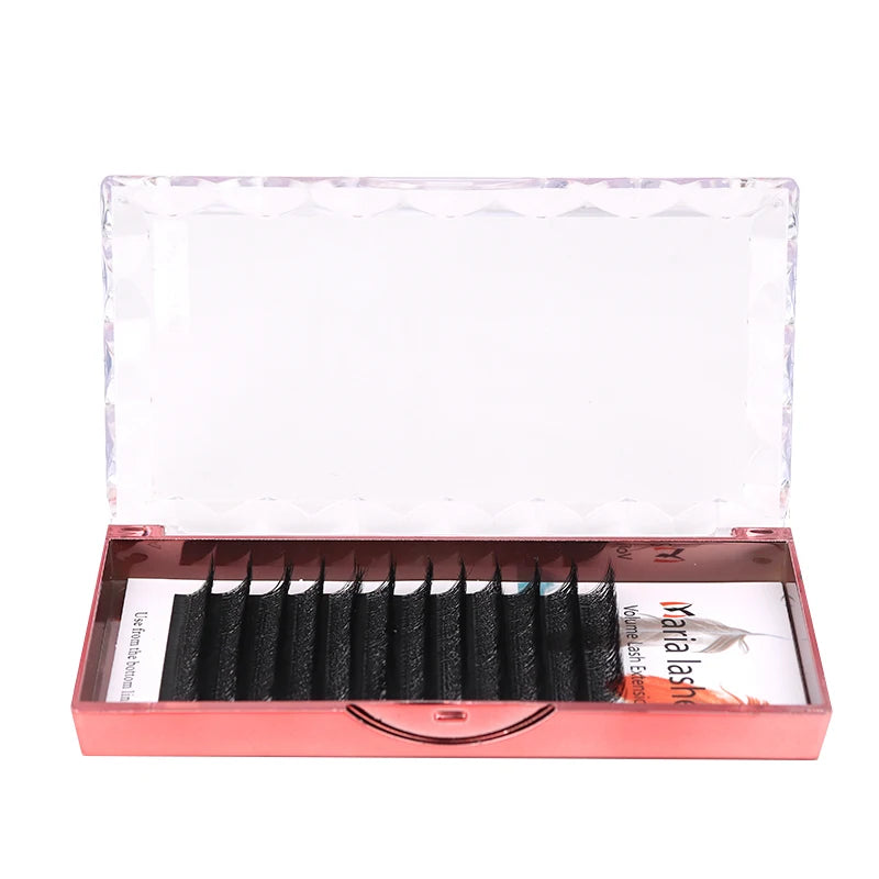 False Eyelash Extensions Clusters - Volume Mink Lashes with Easy Fan Design