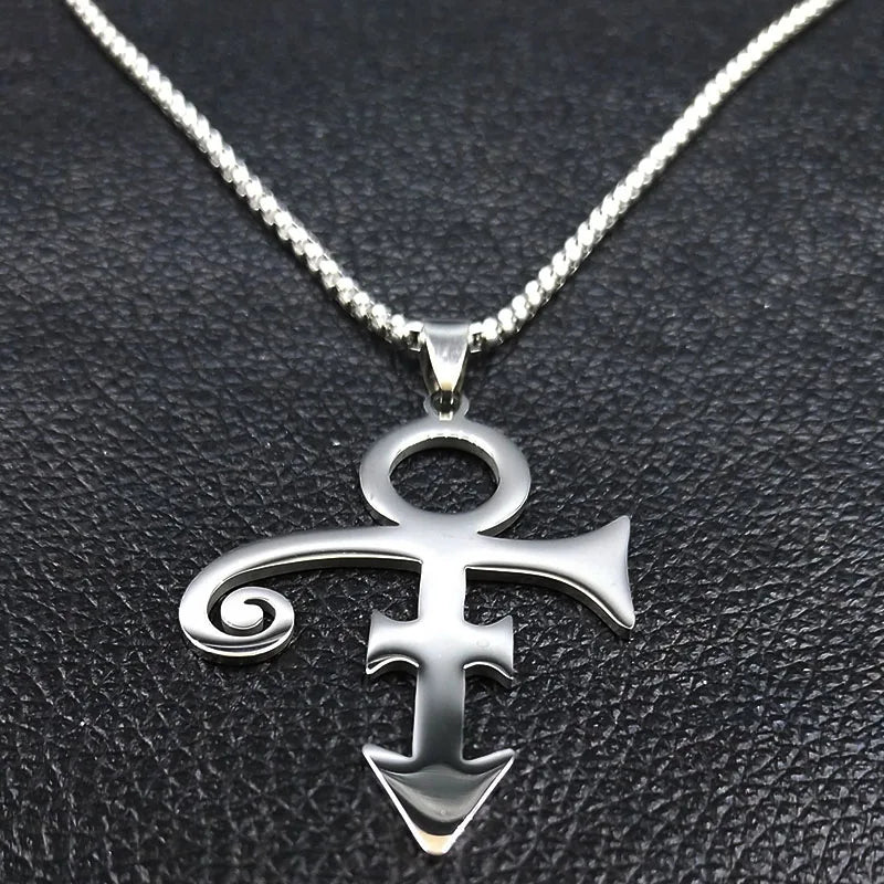 Minimalist Memorial Love Logo Necklace for Women - Stainless Steel Jewelry