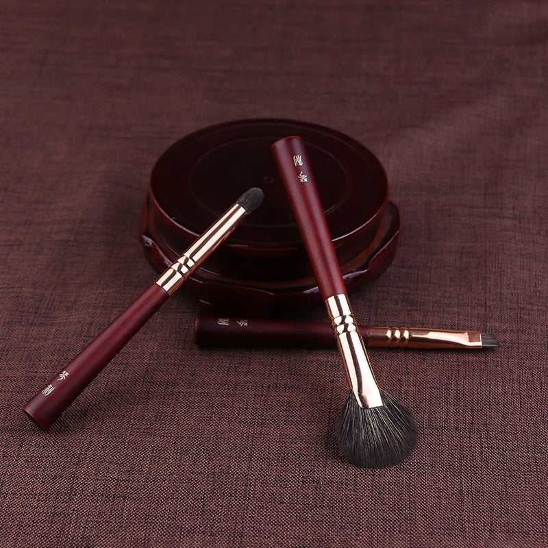Professional Makeup Brush Set - Synthetic Fiber, Travel Portable Kit