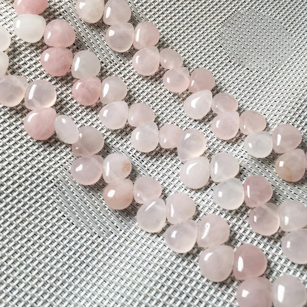 Natural Stone Water Drop Beads for Jewelry Making - Loose Crystal Beads 10x5mm
