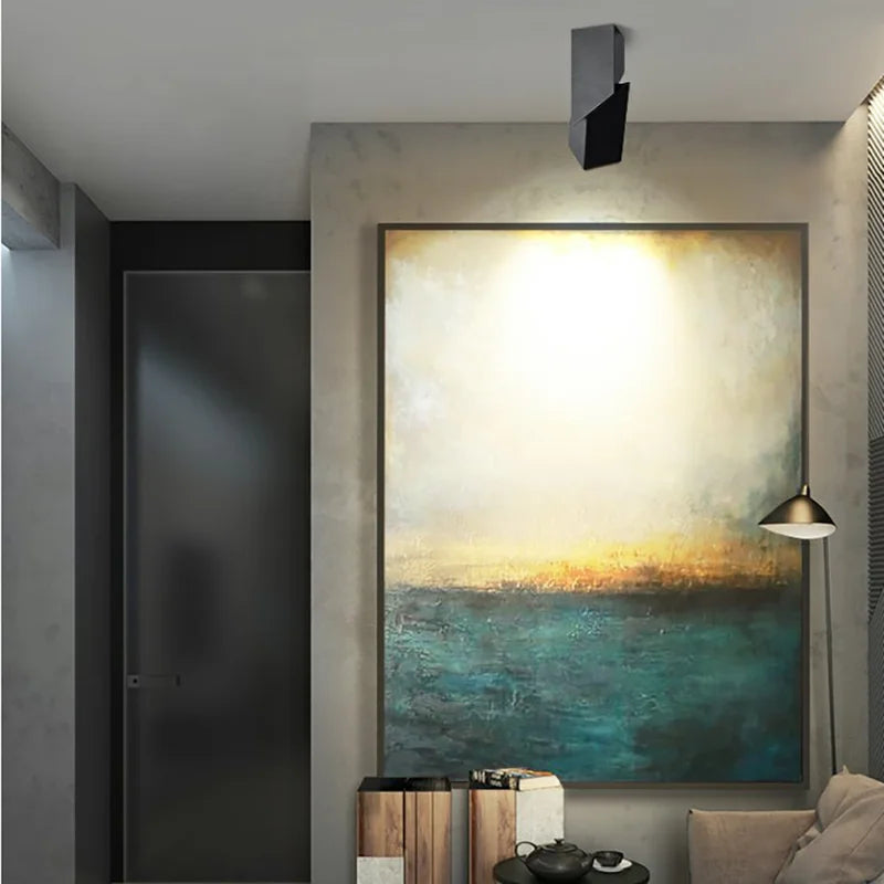Dimmable LED Track Lights Ceiling Rail Lamp for Home Living Room Decor