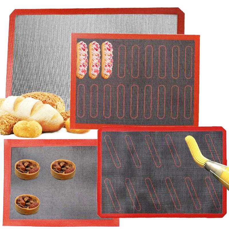 Perforated Silicone Baking Mat Non-Stick Oven Liner for Cookies Bread Macarons