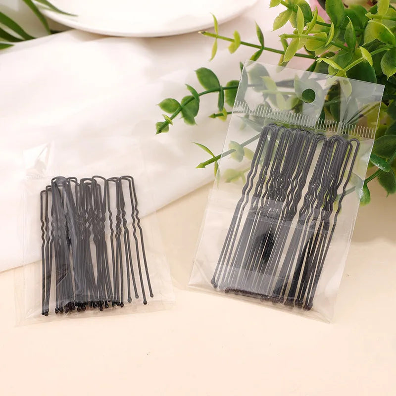 Hair Pins Grips Set - Waved Metal Hair Clips for Styling & Support
