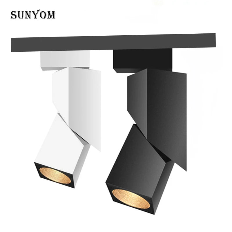 Dimmable LED Track Lights Ceiling Rail Lamp for Home Living Room Decor