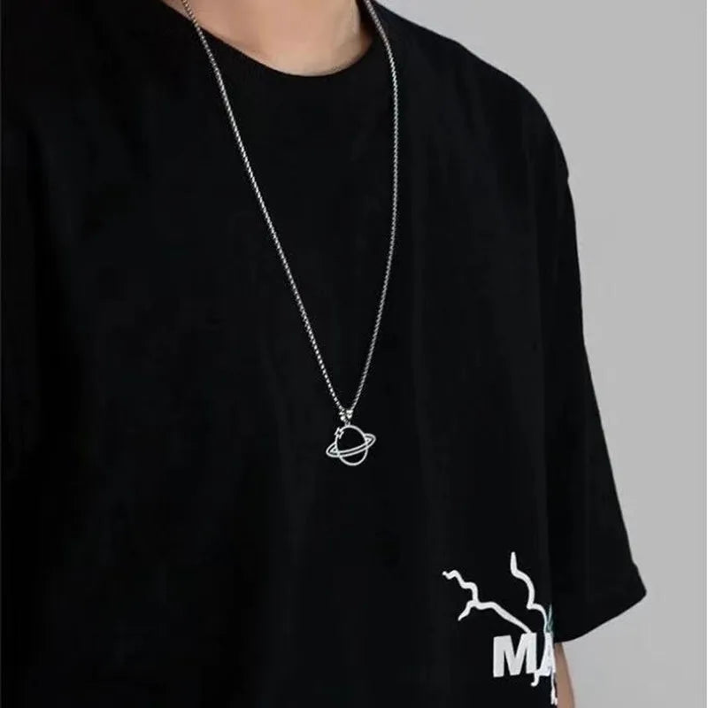 Vintage Gothic Hollow Cross Pendant Necklace for Men & Women - Street Style Jewelry