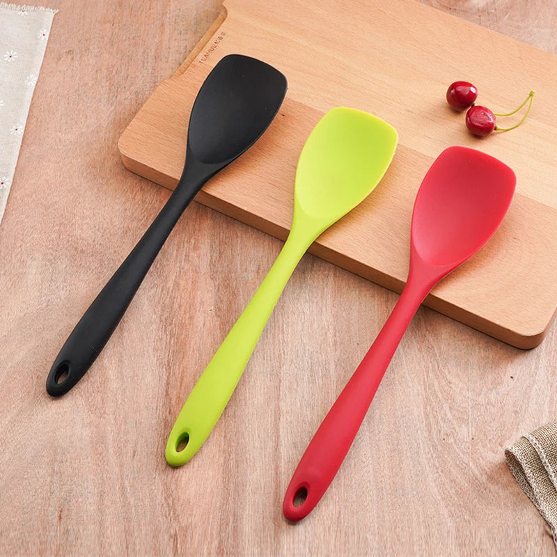 Food Grade Silicone Cooking Spoon & Spatula Set Heat Resistant Nonstick Kitchen Utensils