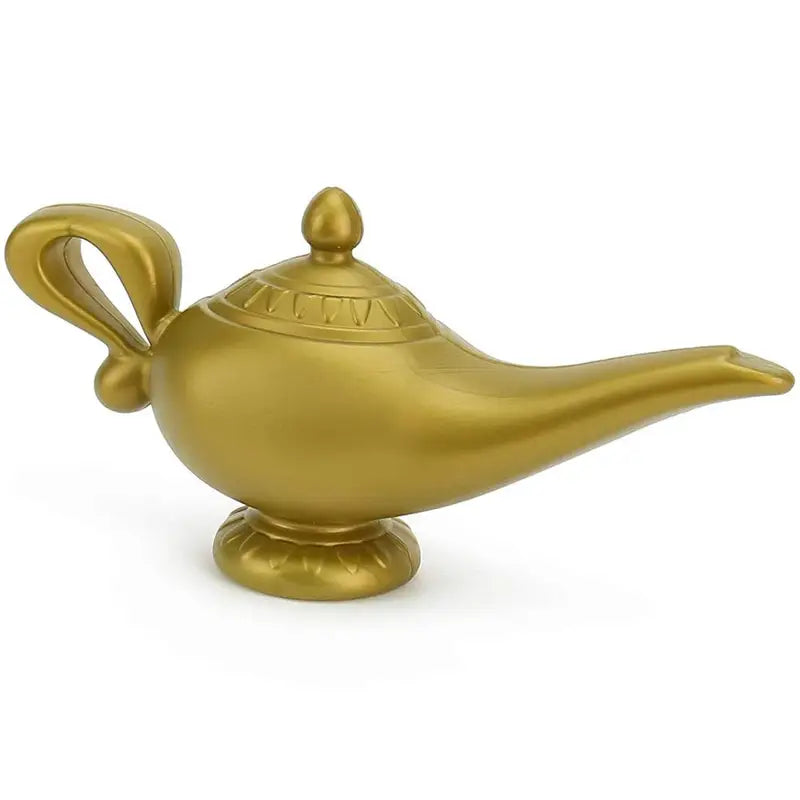 Genie Lamp Halloween Decoration Cartoon Aladdin Cosplay Prop Home Party Ornament